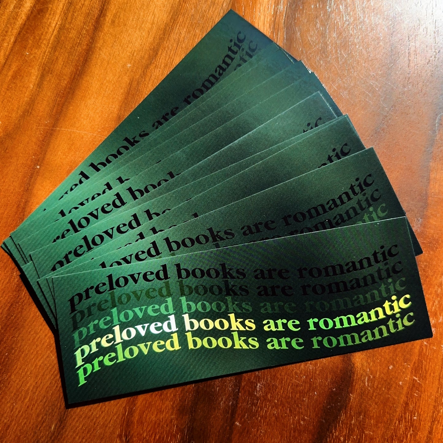 preloved books are romantic bookmark!